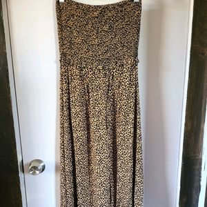 Forever 21 maxi leopard print
